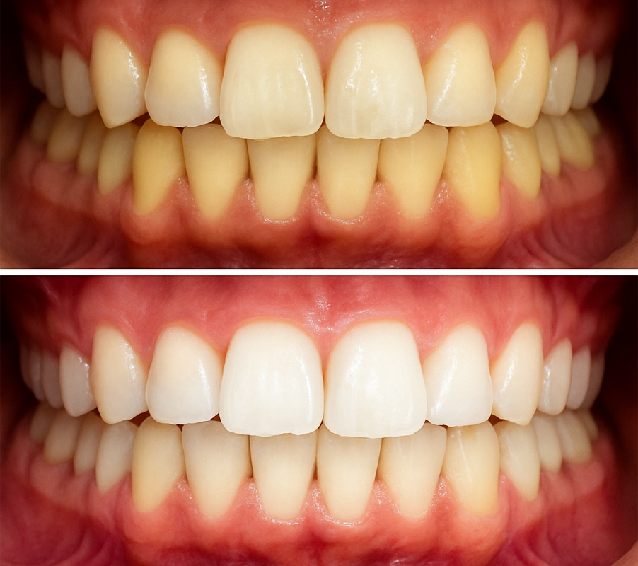五反田歯科ホワイトニングビフォーアフター
